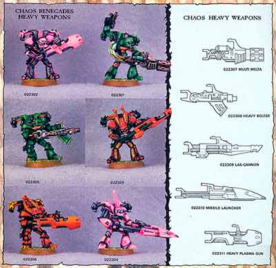 0223 Chaos Renegade Heavy Weapons - WD105 (Sep 88)