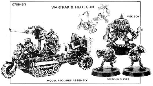 070546/1 Ork Wartrak & Field Gun - WD118 (Oct 89)