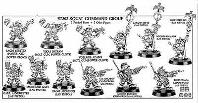 RT302 Space Dwarf Command Group - RT1 Flyer (Feb 88)