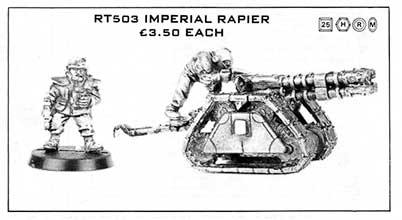 RT503 Imperial Army Rapier - RT3 Flyer (Apr 88)